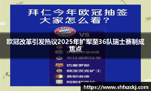 欧冠改革引发热议2025年扩军至36队瑞士赛制成焦点
